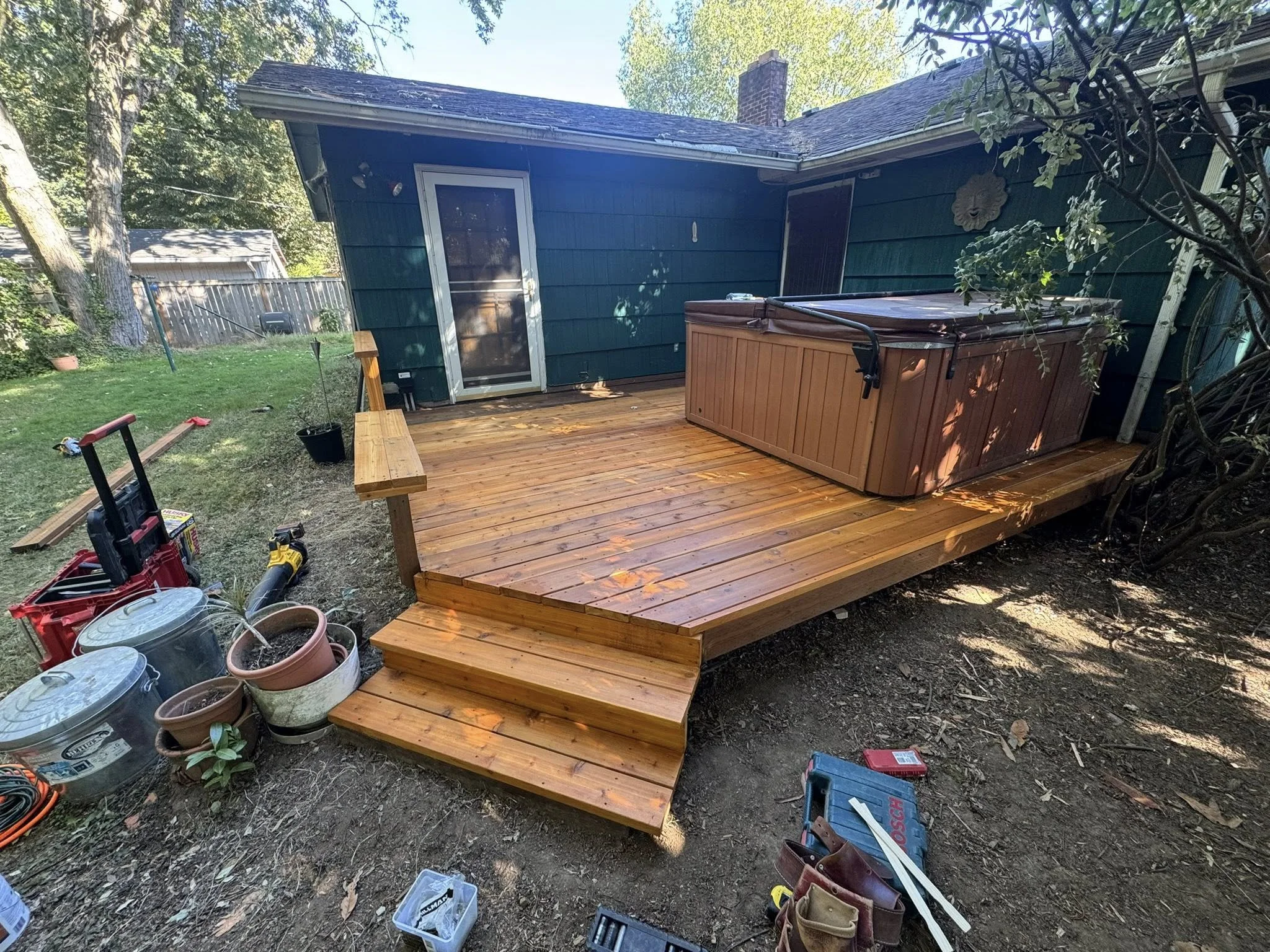 Hot Tub Deck